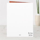 アフガンハウンド カード (裏面)