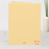 アフガンハウンド カード (裏面)