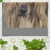 アフガンハウンド キッチンタオル (折り畳み)