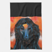 アフガンハウンド キッチンタオル (縦)