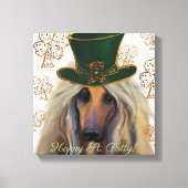 アフガンハウンド キャンバスプリント (正面)