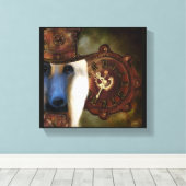 アフガンハウンド キャンバスプリント (インサイチュ (ウッドフロア))