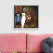 アフガンハウンド キャンバスプリント (インサイチュ (リビング))