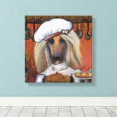 アフガンハウンド キャンバスプリント (インサイチュ (ウッドフロア))