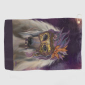 アフガンハウンド ゴルフタオル (横)