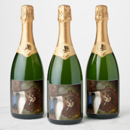 アフガンハウンド スパークリングワインラベル