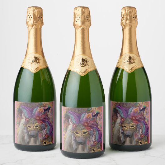 アフガンハウンド スパークリングワインラベル (ボトル)