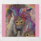 アフガンハウンド スパークリングワインラベル (シングルラベル)