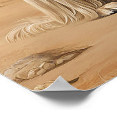 アフガンハウンド – ドッグアートプリント ポスター (角)