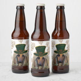 アフガンハウンド ビールラベル