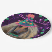 アフガンハウンド ペーパープレート (アングル)