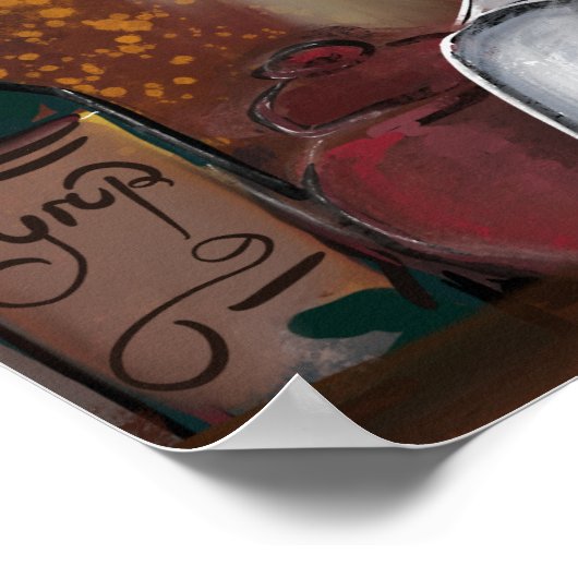 アフガンハウンド ポスター (角)