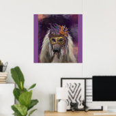 アフガンハウンド ポスター (ホームオフィス)