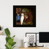 アフガンハウンド ポスター (ホームオフィス)