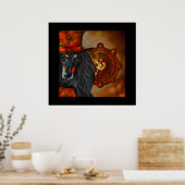 アフガンハウンド ポスター (キッチン)