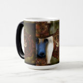 アフガンハウンド モーフィングマグカップ (正面左)