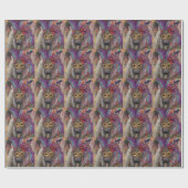 アフガンハウンド ラッピングペーパー (フラット)