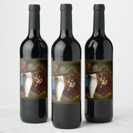 アフガンハウンド ワインラベル (ボトル)