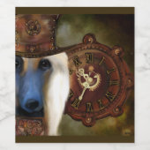 アフガンハウンド ワインラベル (シングルラベル)