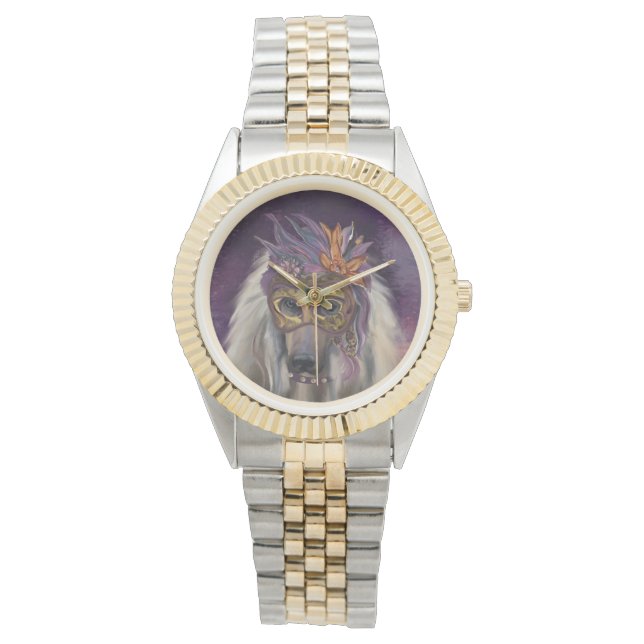 アフガンハウンド 腕時計 (正面)