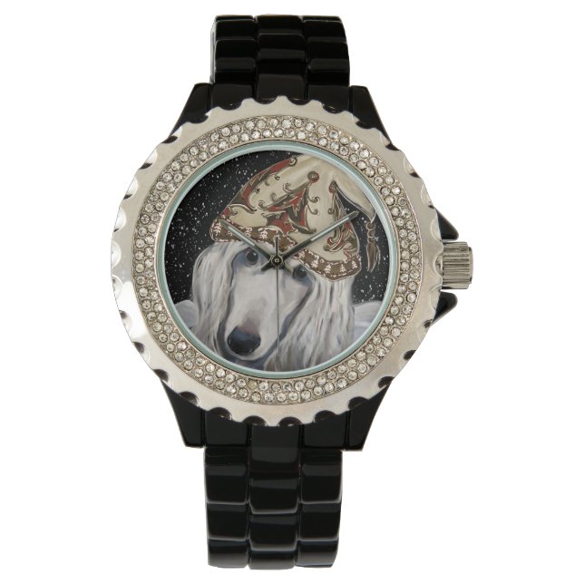 アフガンハウンド 腕時計 (正面)