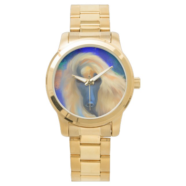 アフガンハウンド 腕時計 (正面)