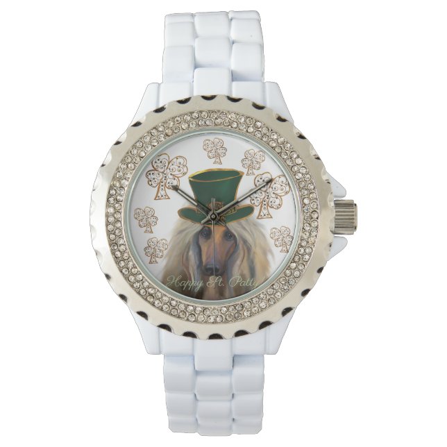 アフガンハウンド 腕時計 (正面)