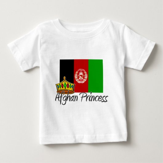 アフガンプリンセス ベビーTシャツ (正面)