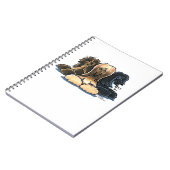 アフガン人が三つのような種類の犬 ノートブック (左側)