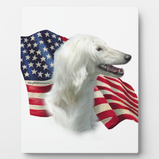 アフガン国旗 フォトプラーク (正面)