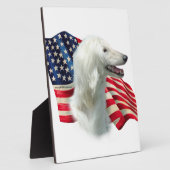 アフガン国旗 フォトプラーク (側面)