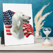 アフガン国旗 フォトプラーク (側面)