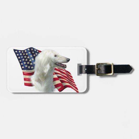 アフガン国旗 ラゲッジタグ (正面横)