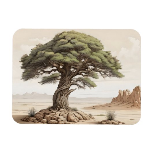 アフガン松 マグネット (横)