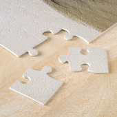 アフガン絵画ハウンド – かわいいオリジナルドッグアート ジグソーパズル (側面)