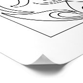 アフガン諺カラーリングポスター ポスター (角)