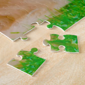 アフガン・グレイハウンド犬。 ジグソーパズル (側面)