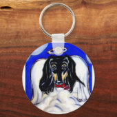 アフガン・ハウンド・エンジェル キーホルダー (正面)