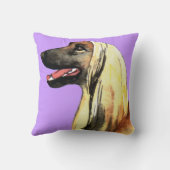 『アフガン・ハウンド』 クッション (裏面)