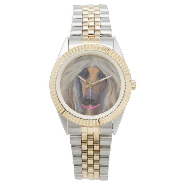 アフガン・ハウンド 腕時計 (正面)