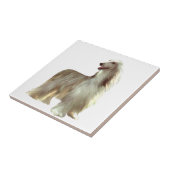 アフガン・ハウンド(B) – ファウン立ち タイル (側面)