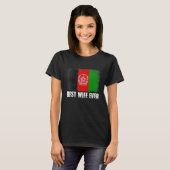 アフガ動揺してニスタ最高のン国旗 Tシャツ (正面フル)