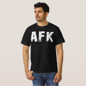 アフクゲーマーおもしろい Tシャツ (正面フル)