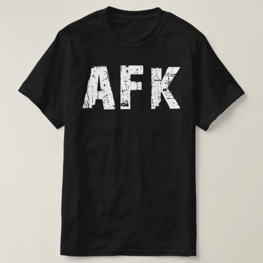 アフクゲーマーおもしろい Tシャツ (デザイン正面)
