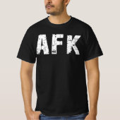アフクゲーマーおもしろい Tシャツ (正面)