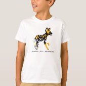 アフクールリカの野生犬 – 絶滅危惧動物グラフィック Tシャツ