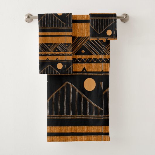 アフコンテンポラリーロセントリックデザイン バスタオルセット (インサイチュ)