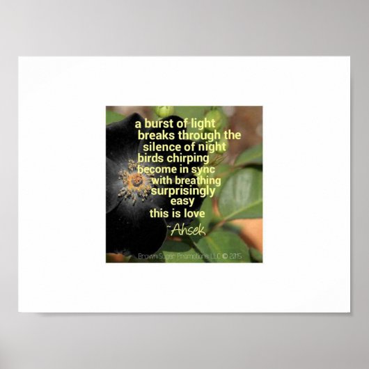 アフセック小説「朝の詩」の朗読 ポスター (正面)