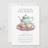 アフタエレガントーンティーパーティー 招待状 (正面)