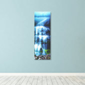 アフタヌーンアットスプレー滝 キャンバスプリント (インサイチュ (ウッドフロア))